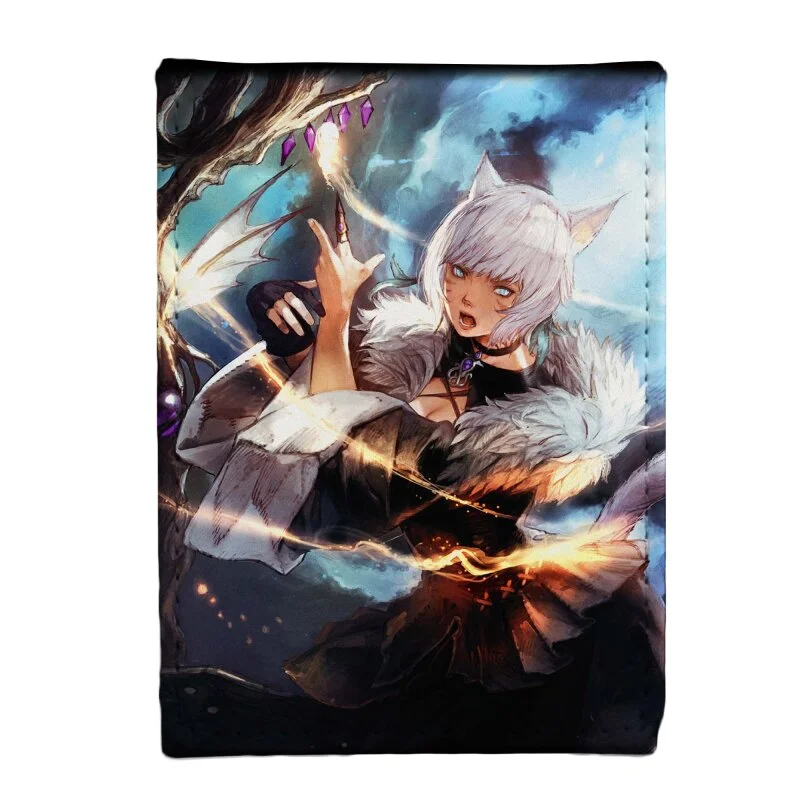 Ultra Pro - Final Fantasy Premium Alcove Flip Deck Box (100 double-sleeved cards) 76 × 100 × 83 mm - Y'shotola Rhul